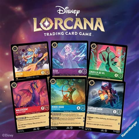 Disney Lorcana Set 3 Cards Leak, Ravensburger。